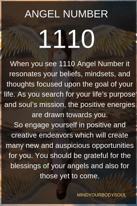 ANGEL NUMBER 1110 MEANING 